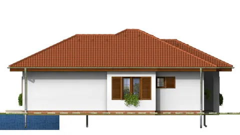 Montažna kuća Bungalow 77, 77 m², Monthaus (Montažne kuće Jevtić)
