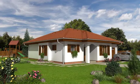 Montažna kuća Bungalow 77, 77 m², Monthaus (Montažne kuće Jevtić)