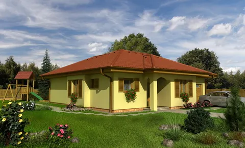Montažna kuća Bungalow 77, 77 m², Monthaus (Montažne kuće Jevtić)