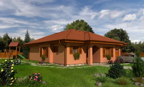 Montažna kuća Bungalow 77, 77 m², Monthaus (Montažne kuće Jevtić)
