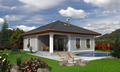 Montažna kuća Bungalow 78, 78 m², Monthaus (Montažne kuće Jevtić)