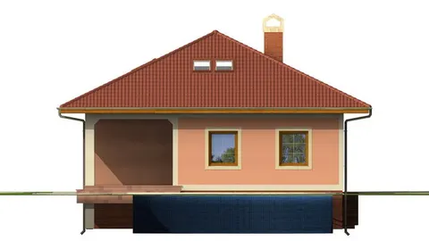 Montažna kuća Bungalow 78, 78 m², Monthaus (Montažne kuće Jevtić)
