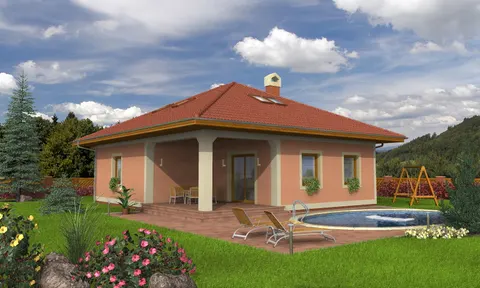 Montažna kuća Bungalow 78, 78 m², Monthaus (Montažne kuće Jevtić)