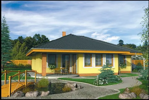 Montažna kuća Bungalow 79, 79 m², Monthaus (Montažne kuće Jevtić)