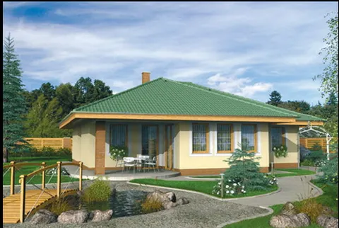 Montažna kuća Bungalow 79, 79 m², Monthaus (Montažne kuće Jevtić)