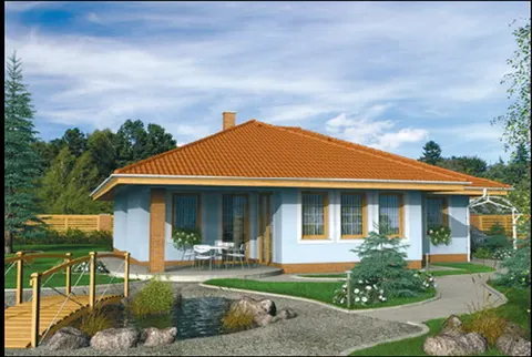 Montažna kuća Bungalow 79, 79 m², Monthaus (Montažne kuće Jevtić)