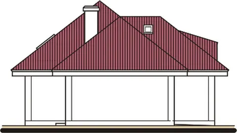 Montažna kuća Bungalow 80, 80 m², Monthaus (Montažne kuće Jevtić)
