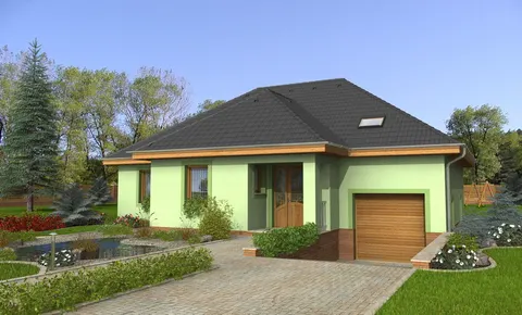 Montažna kuća Bungalow 81, 81 m², Monthaus (Montažne kuće Jevtić)