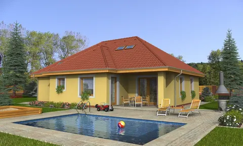 Montažna kuća Bungalow 81, 81 m², Monthaus (Montažne kuće Jevtić)