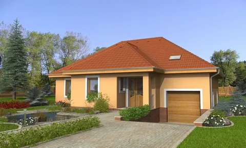 Montažna kuća Bungalow 81, 81 m², Monthaus (Montažne kuće Jevtić)