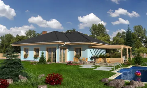 Montažna kuća Bungalow 82, 82 m², Monthaus (Montažne kuće Jevtić)