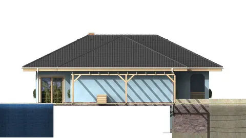 Montažna kuća Bungalow 82, 82 m², Monthaus (Montažne kuće Jevtić)