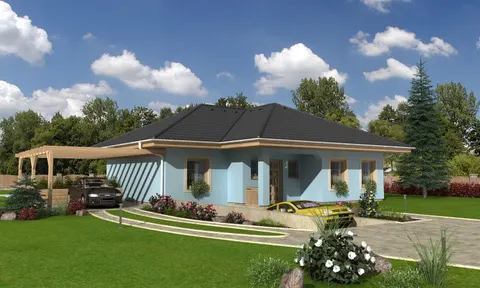 Montažna kuća Bungalow 82, 82 m², Monthaus (Montažne kuće Jevtić)
