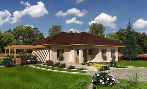 Montažna kuća Bungalow 82, 82 m², Monthaus (Montažne kuće Jevtić)