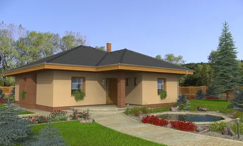 Montažna kuća Bungalow 84, 84 m², Monthaus (Montažne kuće Jevtić)