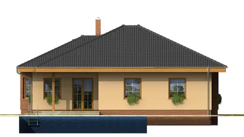 Montažna kuća Bungalow 84, 84 m², Monthaus (Montažne kuće Jevtić)