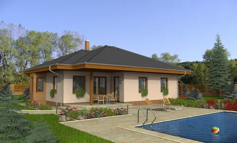 Montažna kuća Bungalow 84, 84 m², Monthaus (Montažne kuće Jevtić)