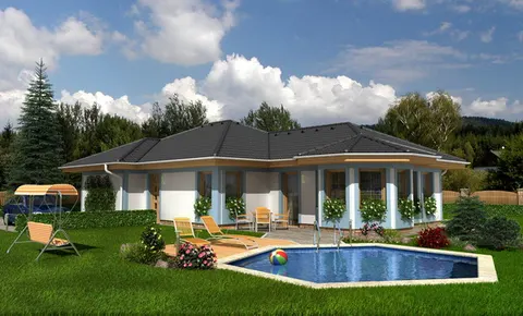 Montažna kuća Bungalow 85, 85 m², Monthaus (Montažne kuće Jevtić)