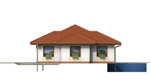 Montažna kuća Bungalow 85, 85 m², Monthaus (Montažne kuće Jevtić)