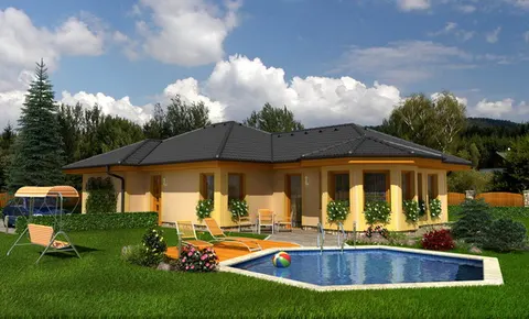 Montažna kuća Bungalow 85, 85 m², Monthaus (Montažne kuće Jevtić)