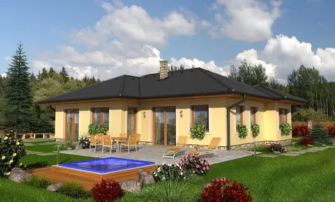 Montažna kuća Bungalow 87, 87 m², Monthaus (Montažne kuće Jevtić)