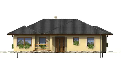 Montažna kuća Bungalow 87, 87 m², Monthaus (Montažne kuće Jevtić)