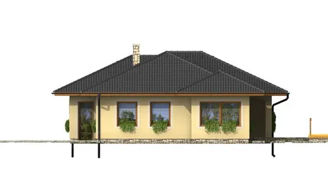 Montažna kuća Bungalow 87, 87 m², Monthaus (Montažne kuće Jevtić)