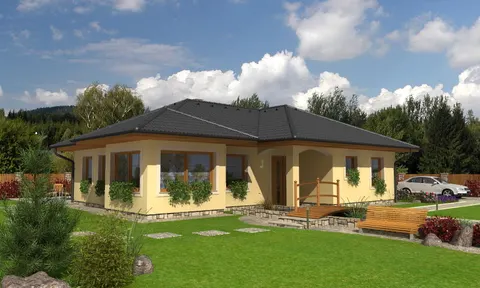 Montažna kuća Bungalow 87, 87 m², Monthaus (Montažne kuće Jevtić)