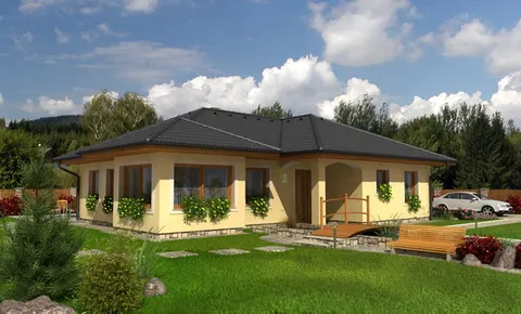 Montažna kuća Bungalow 87, 87 m², Monthaus (Montažne kuće Jevtić)
