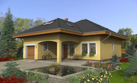 Montažna kuća Bungalow 89, 89 m², Monthaus (Montažne kuće Jevtić)