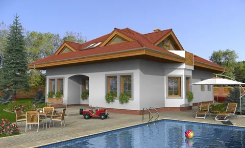 Montažna kuća Bungalow 89, 89 m², Monthaus (Montažne kuće Jevtić)