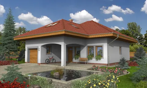 Montažna kuća Bungalow 89, 89 m², Monthaus (Montažne kuće Jevtić)