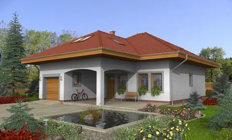 Montažna kuća Bungalow 89, 89 m², Monthaus (Montažne kuće Jevtić)