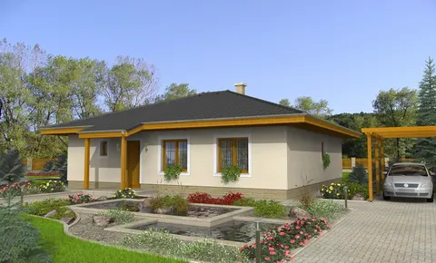 Montažna kuća Bungalow 91, 91 m², Monthaus (Montažne kuće Jevtić)