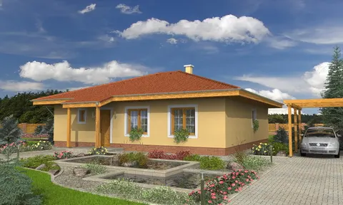 Montažna kuća Bungalow 91, 91 m², Monthaus (Montažne kuće Jevtić)