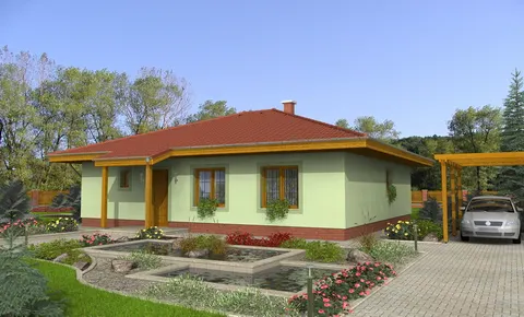 Montažna kuća Bungalow 91, 91 m², Monthaus (Montažne kuće Jevtić)