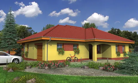 Montažna kuća Bungalow 92, 92 m², Monthaus (Montažne kuće Jevtić)
