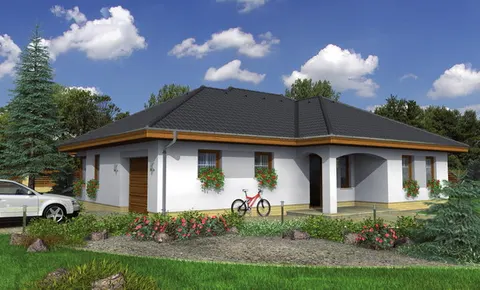 Montažna kuća Bungalow 92, 92 m², Monthaus (Montažne kuće Jevtić)