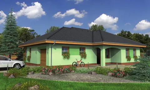 Montažna kuća Bungalow 92, 92 m², Monthaus (Montažne kuće Jevtić)