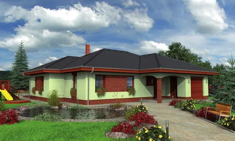 Montažna kuća Bungalow 93, 93 m², Monthaus (Montažne kuće Jevtić)