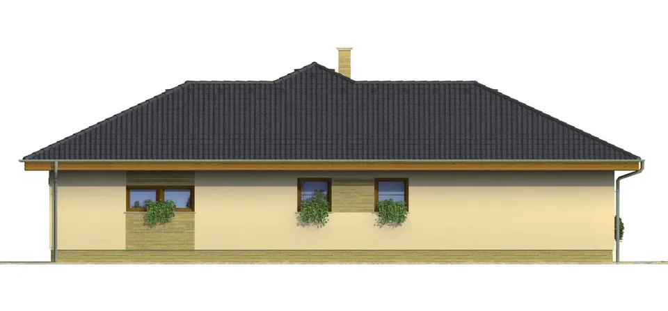 Montažna kuća Bungalow 93, 93 m², Monthaus (Montažne kuće Jevtić)