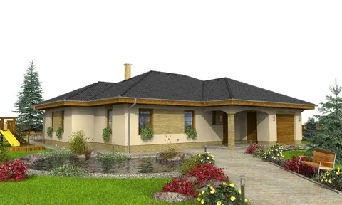 Montažna kuća Bungalow 93, 93 m², Monthaus (Montažne kuće Jevtić)
