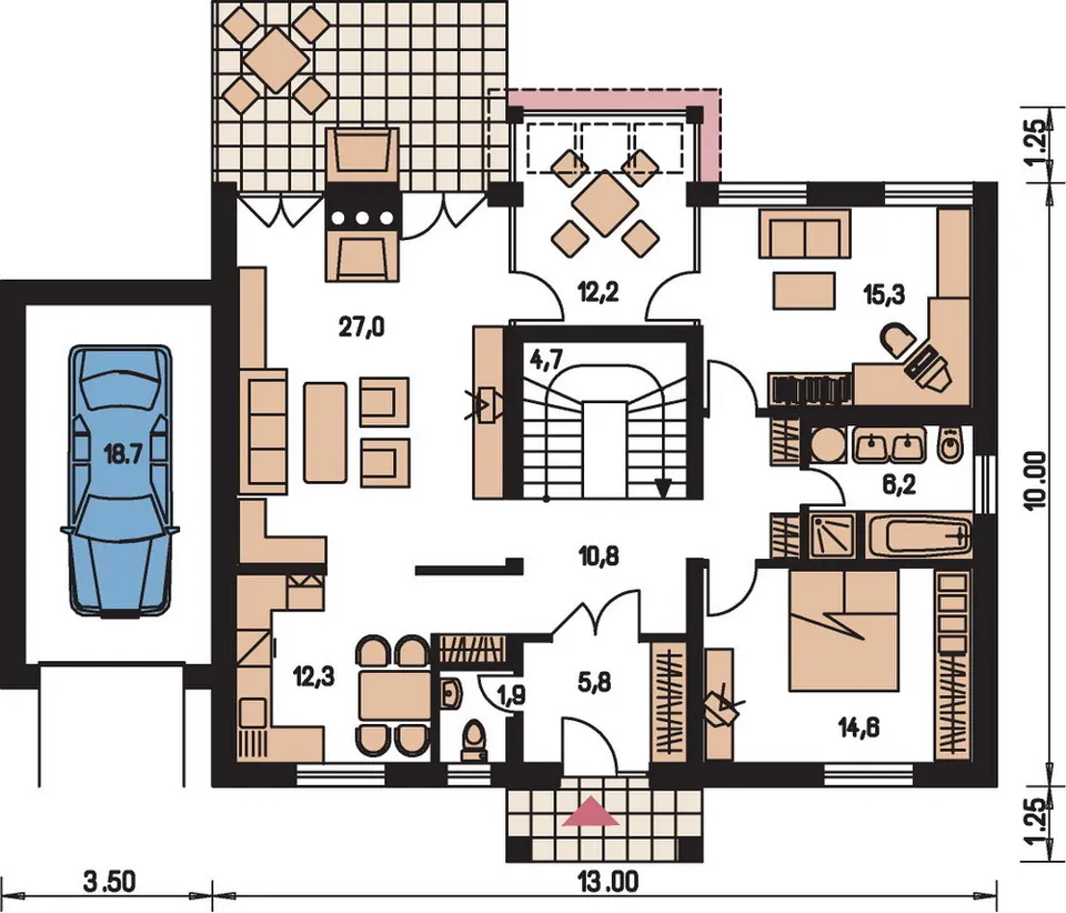 Montažna kuća Exclusiv 230, 230 m², Monthaus (Montažne kuće Jevtić)