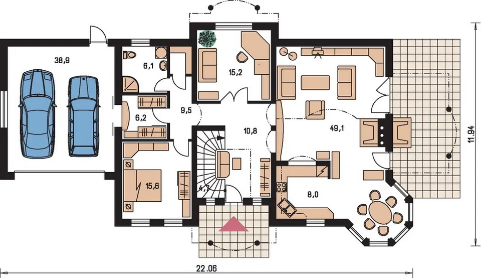 Montažna kuća Exclusiv 250, 250 m², Monthaus (Montažne kuće Jevtić)