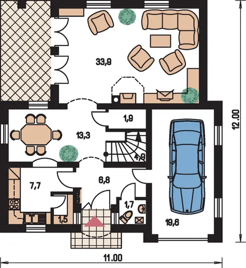 Montažna kuća Klassik 112, 112 m², Monthaus (Montažne kuće Jevtić)
