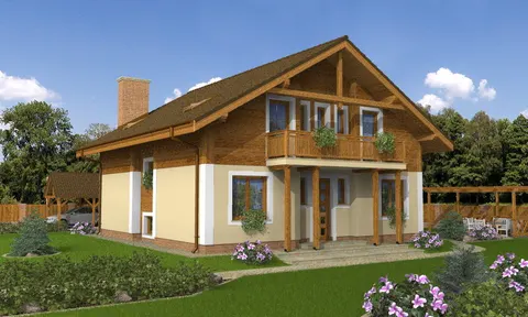 Montažna kuća Klassik 133, 133 m², Monthaus (Montažne kuće Jevtić)