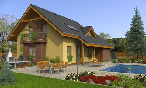 Montažna kuća Klassik 142, 142 m², Monthaus (Montažne kuće Jevtić)