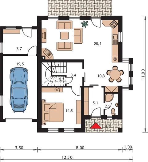 Montažna kuća Klassik 149, 149 m², Monthaus (Montažne kuće Jevtić)