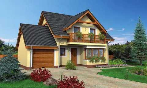 Montažna kuća Klassik 156, 156 m², Monthaus (Montažne kuće Jevtić)
