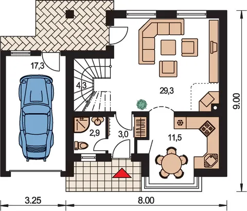 Montažna kuća Klassik 156, 156 m², Monthaus (Montažne kuće Jevtić)